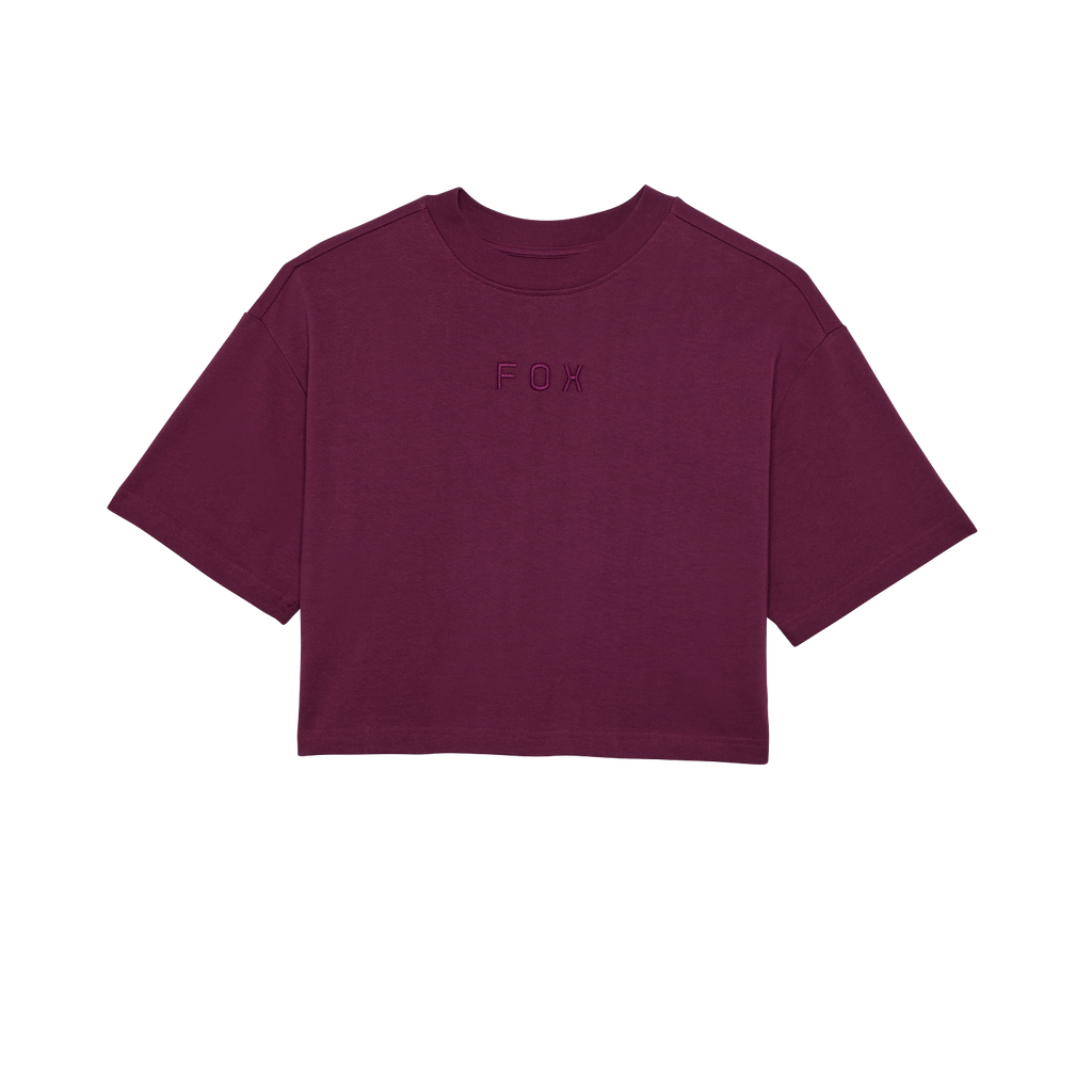 Womens Wordmark Premium Crop Tee